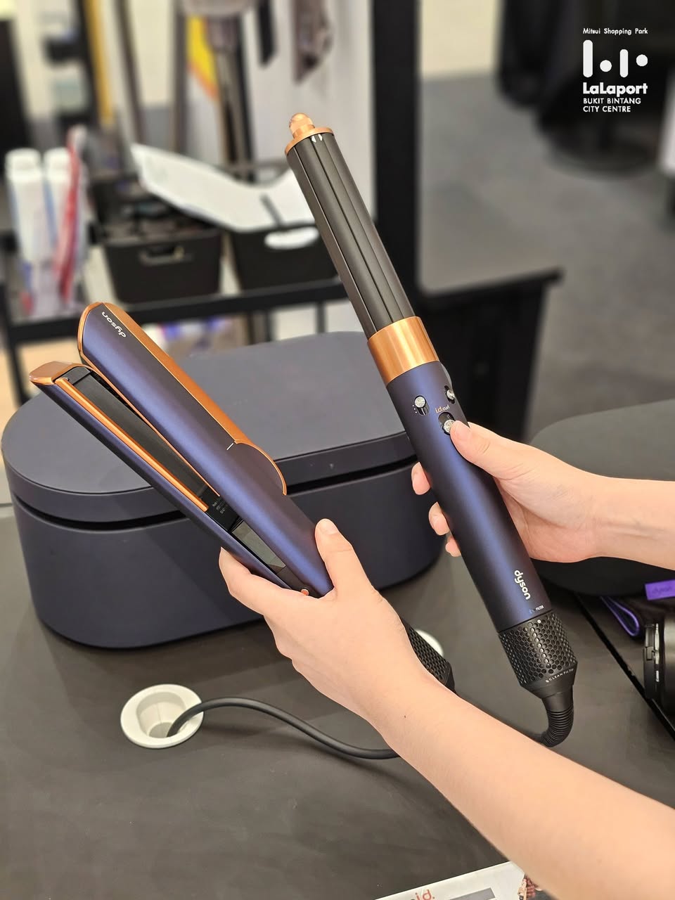Dyson vacuum and styling tools showcase