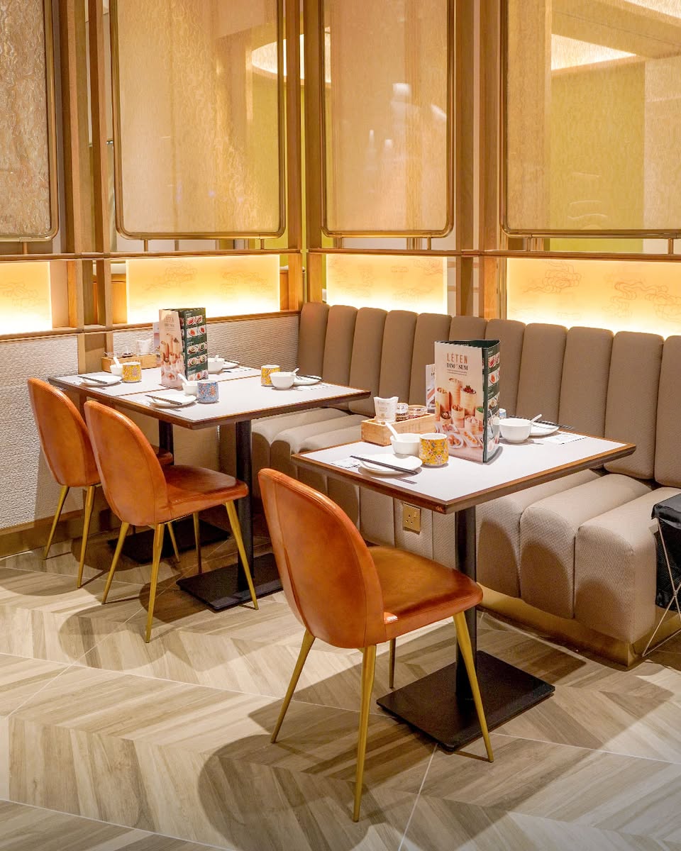 A vibrant spread of various Asian dishes from LèTen Dim Sum's menu.