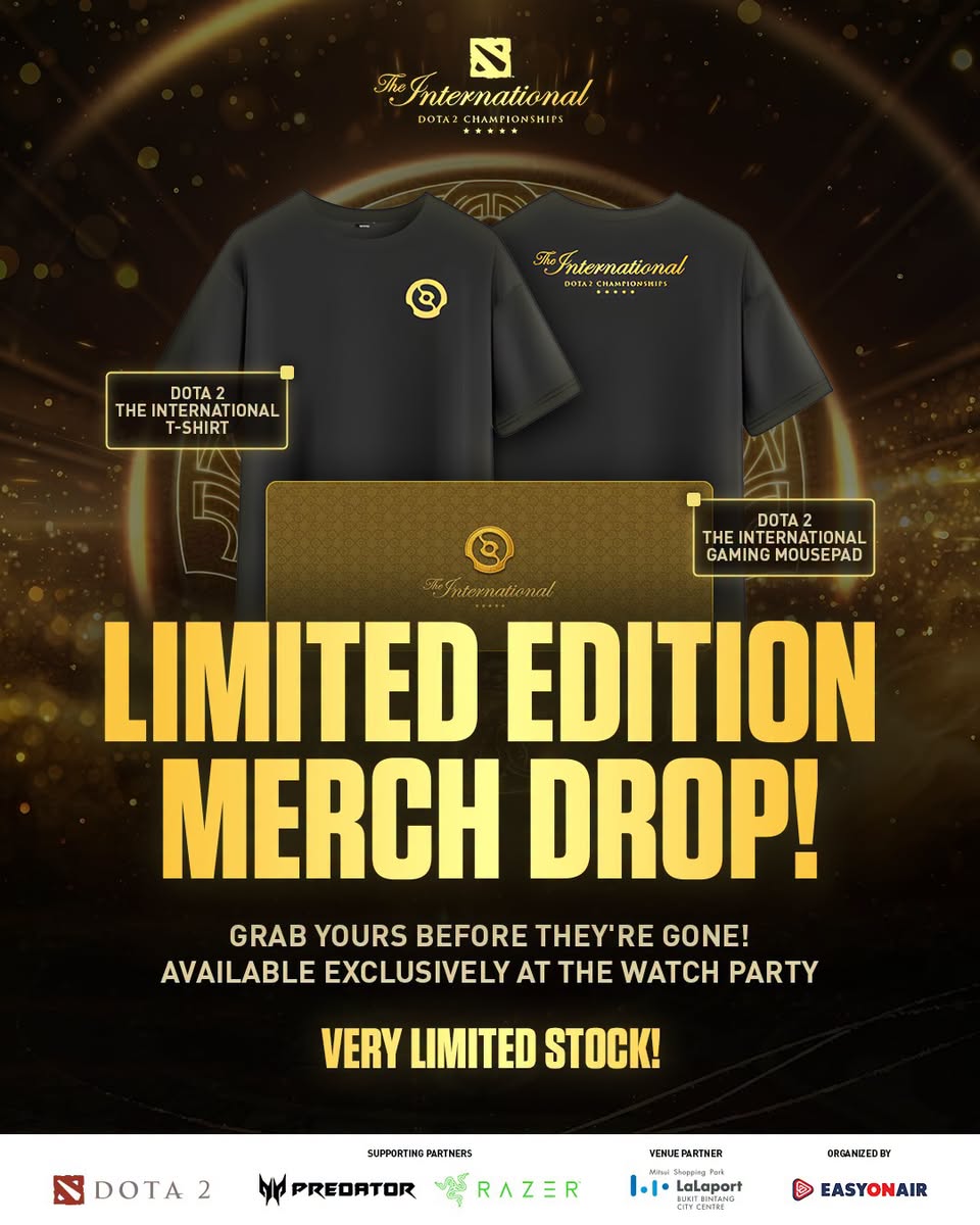 DOTA 2 The International limited edition merchandise