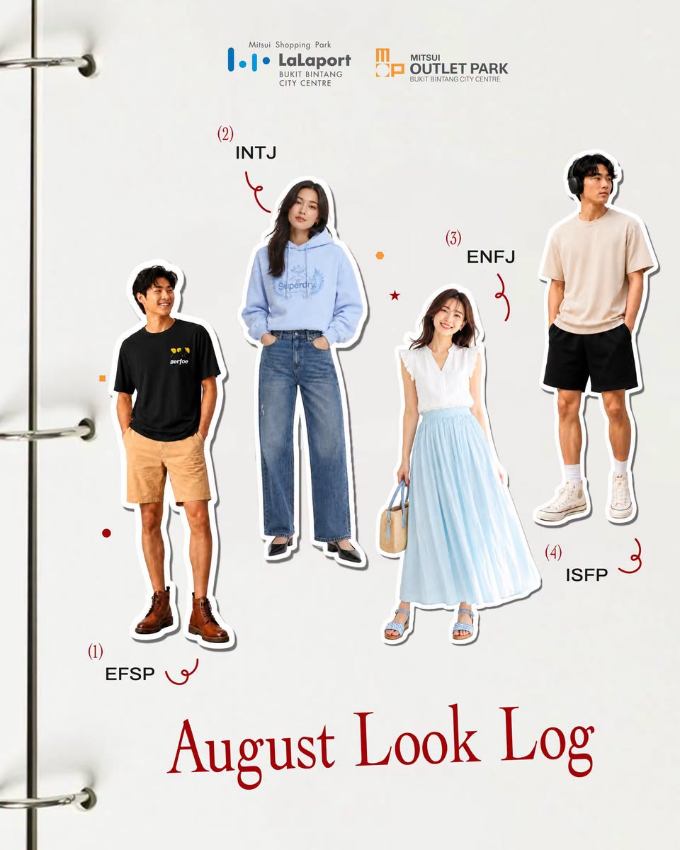 August MBTI Look Log at LaLaport BBCC