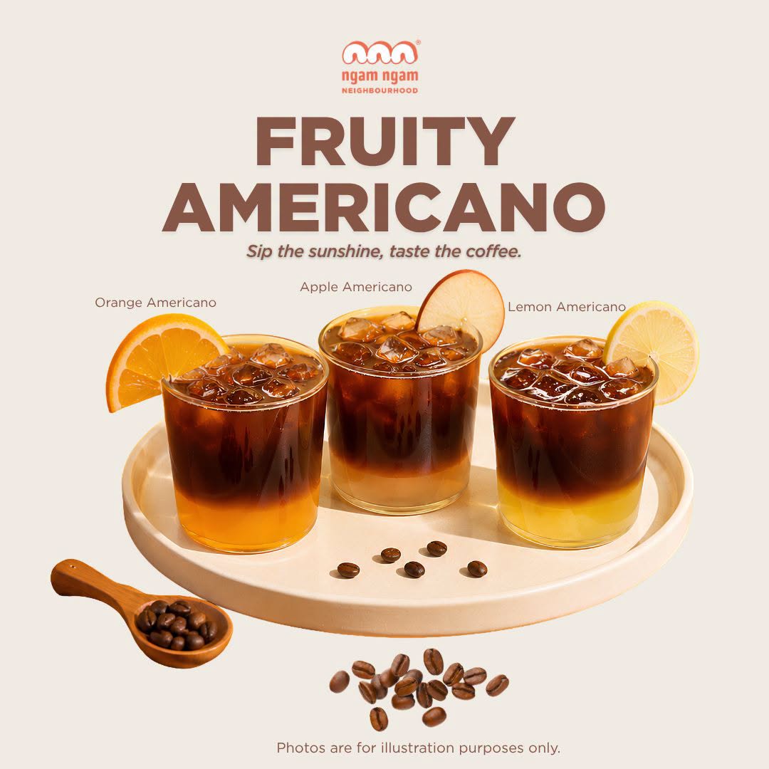Ngam Ngam Neighbourhood Fruity Americano series