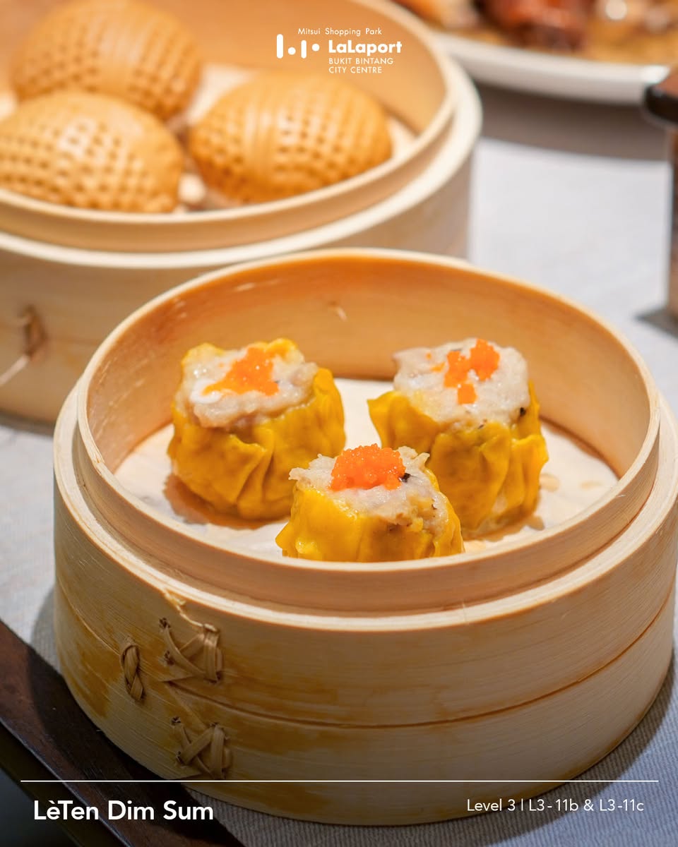 Interior shot of LèTen Dim Sum, showcasing a welcoming dining atmosphere.