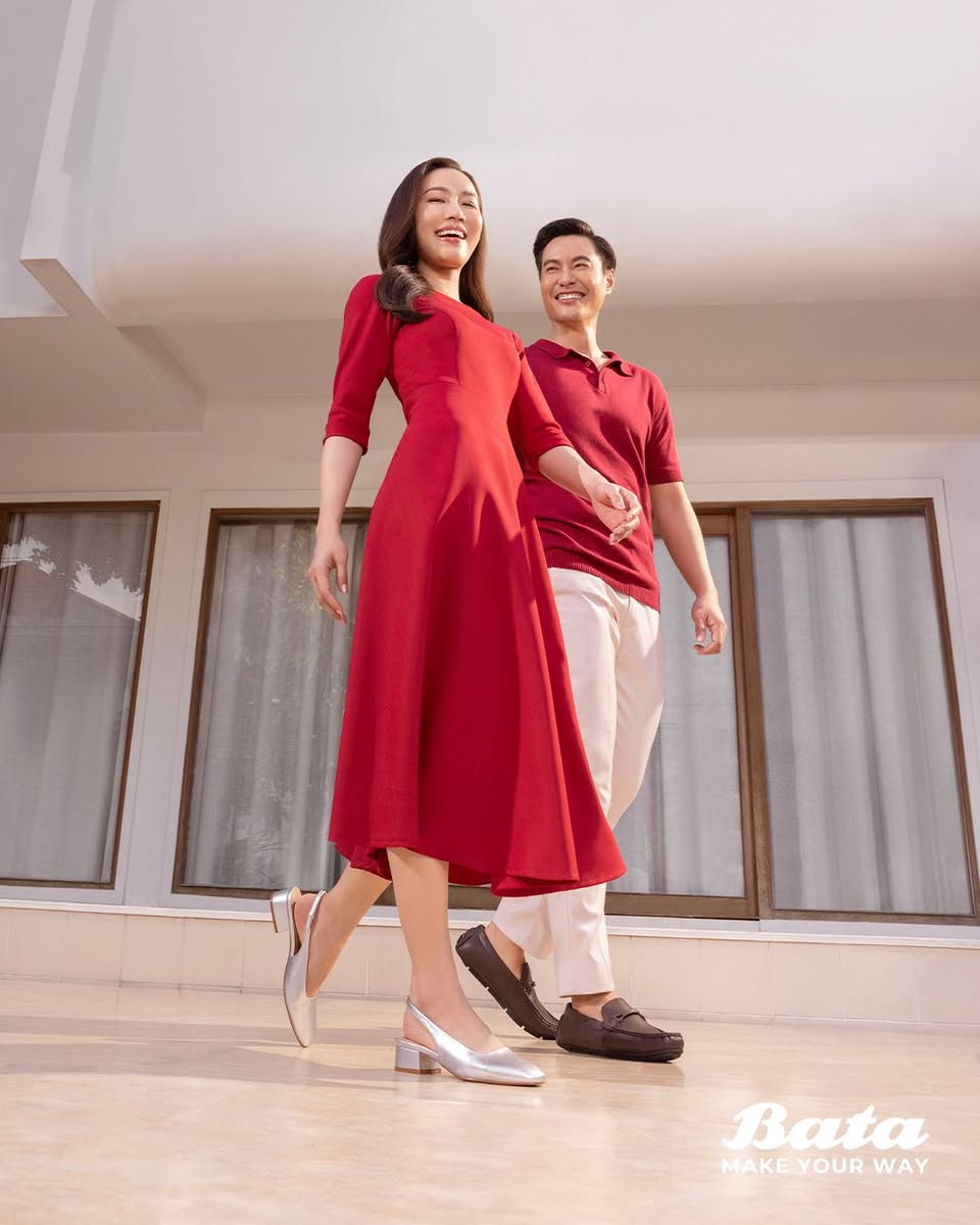 Bata store display featuring the Year of the Horse collection