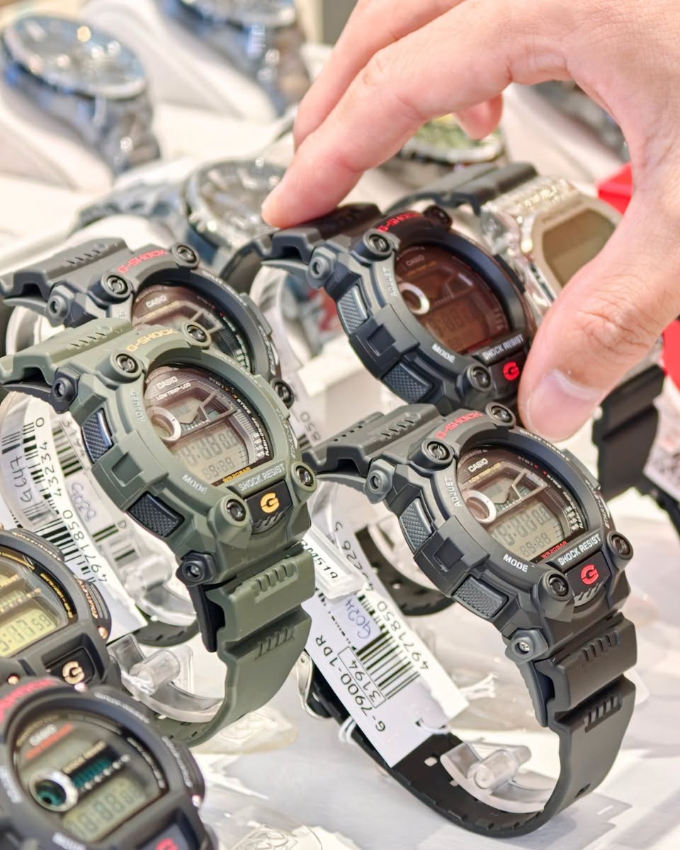 G-SHOCK watches on display at City Chain LaLaport BBCC