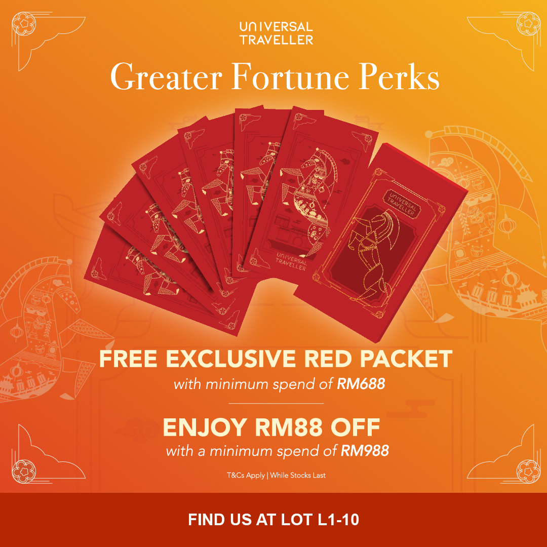 Universal Traveller festive promotion and exclusive red packets