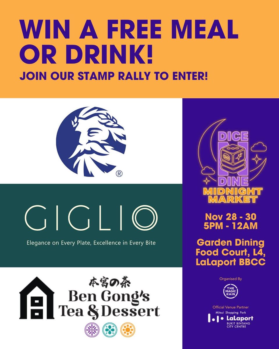 Promotional image for Dice N Dine Midnight Market