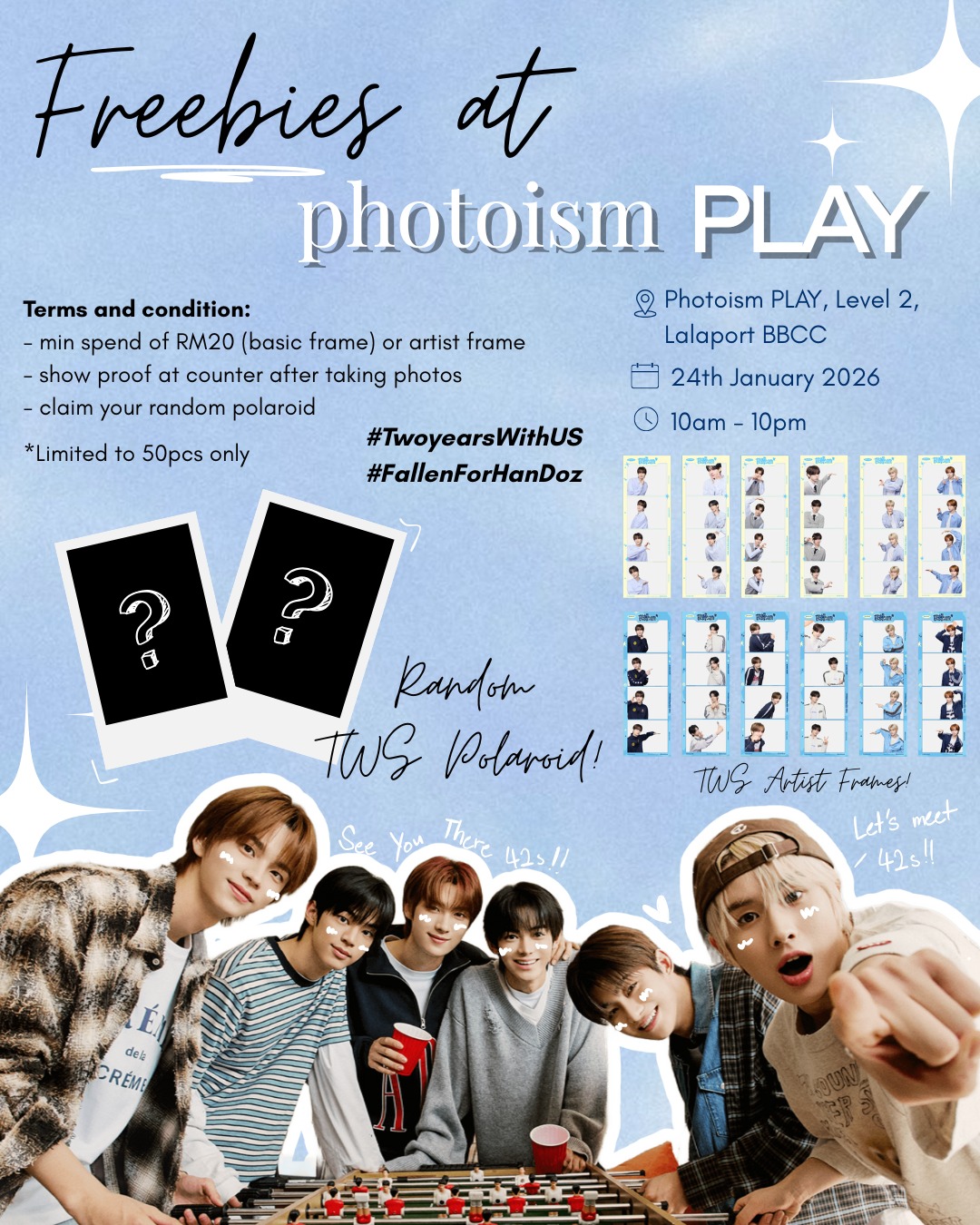 TWS fans and Photoism PLAY event promotion