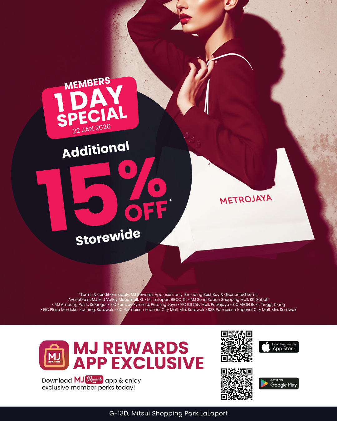 Metrojaya MJ Rewards Member Sale Event