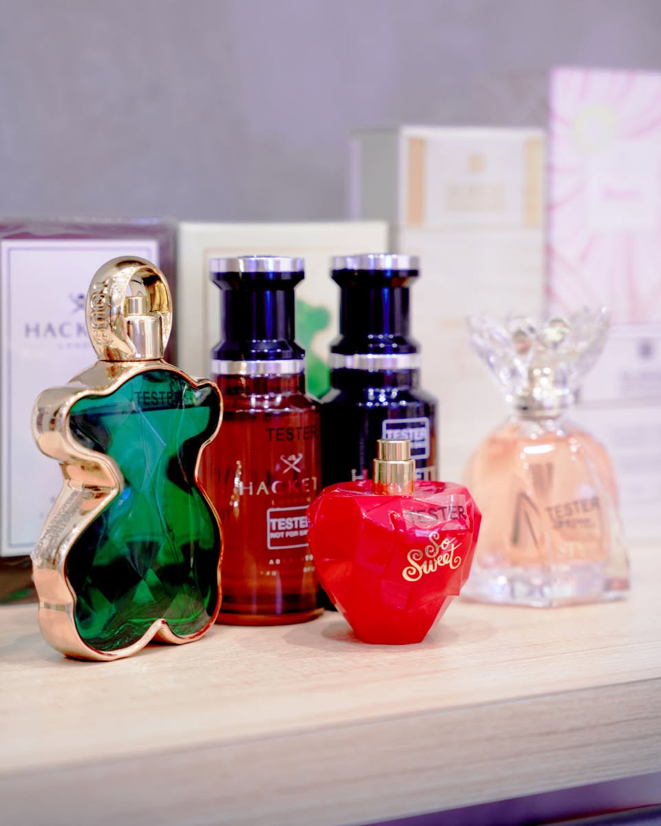 A display of fragrances and cosmetics inside the Sa Sa store.
