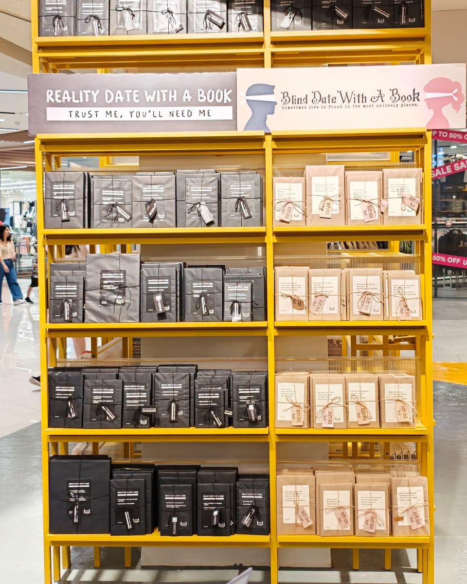 Blind Date With a Book wrapped gift sets at BookXcess