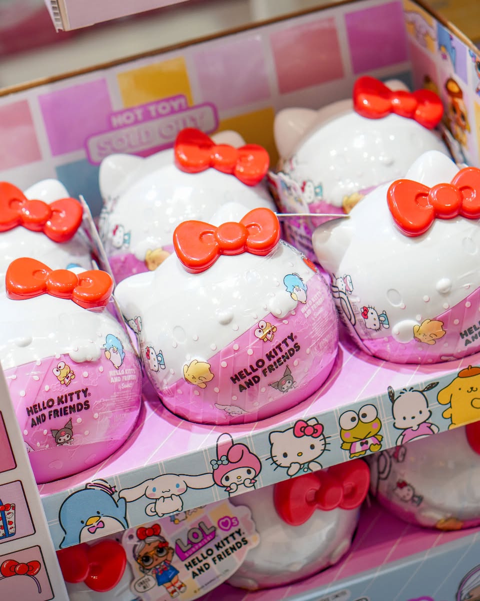 Blind boxes featuring popular characters at The Pink Room