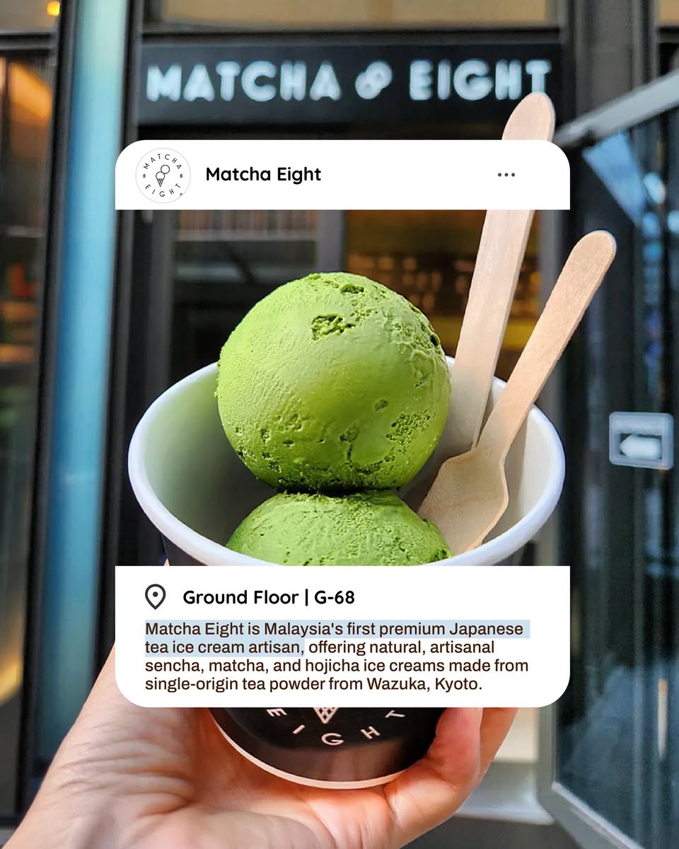 Matcha Eight ice cream at LaLaport BBCC