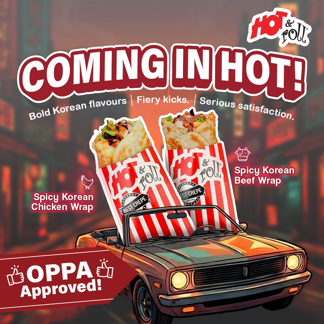 A delicious Korean-inspired chicken wrap with Buldak Samyang sauce