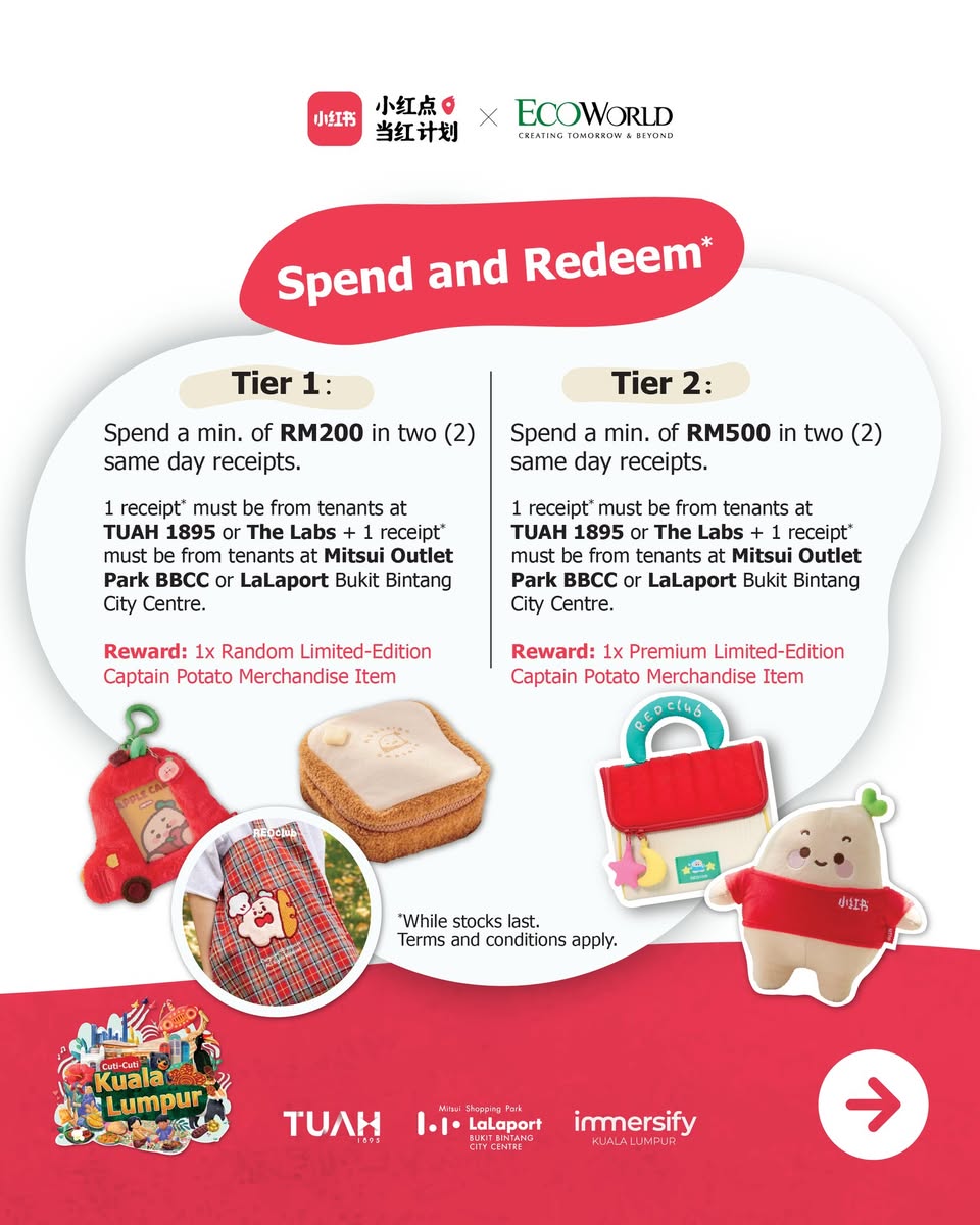 An interactive display or installation at the Cuti-Cuti Kuala Lumpur event.