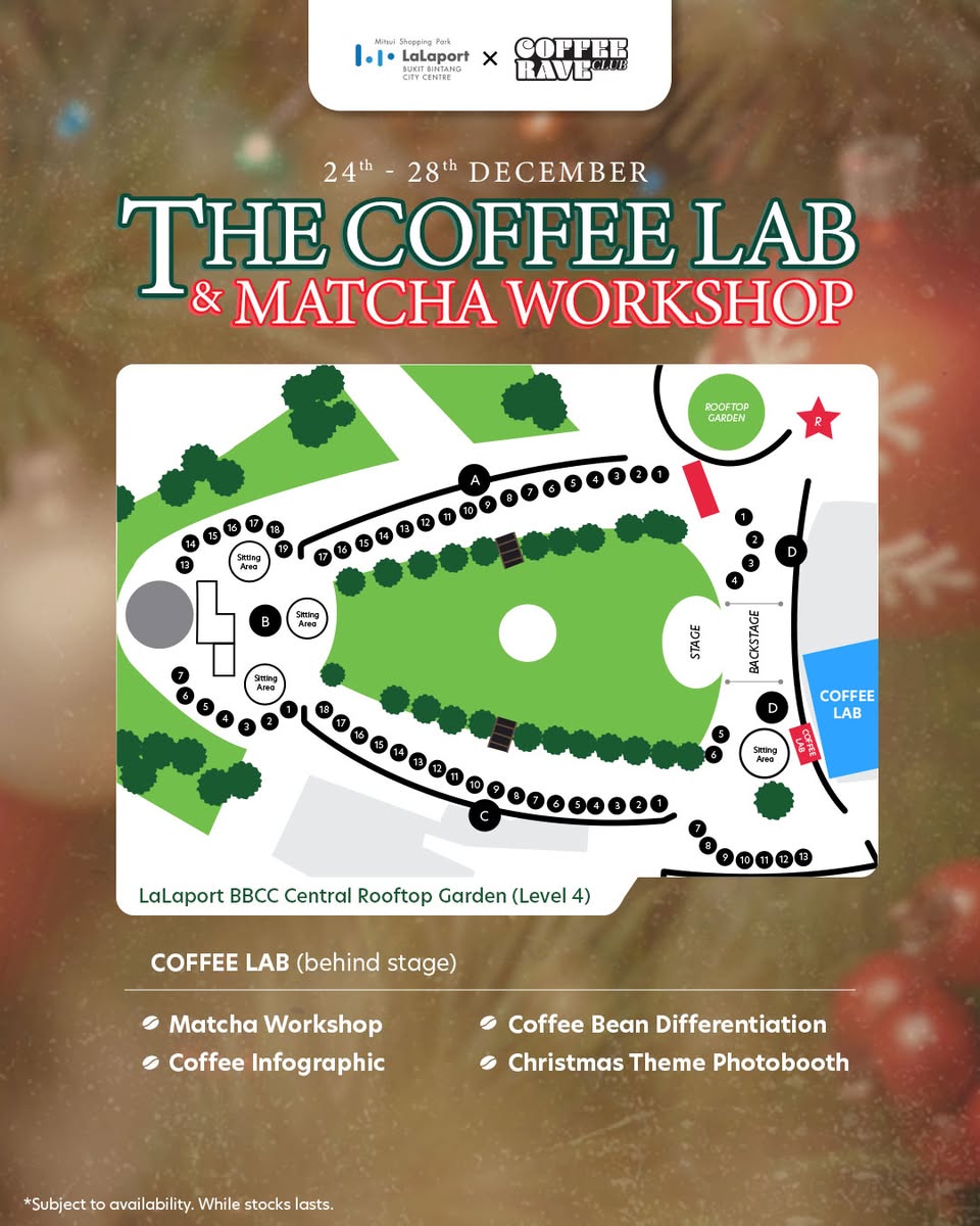 A vibrant, festive scene at LaLaport BBCC's Jingle Jam event.