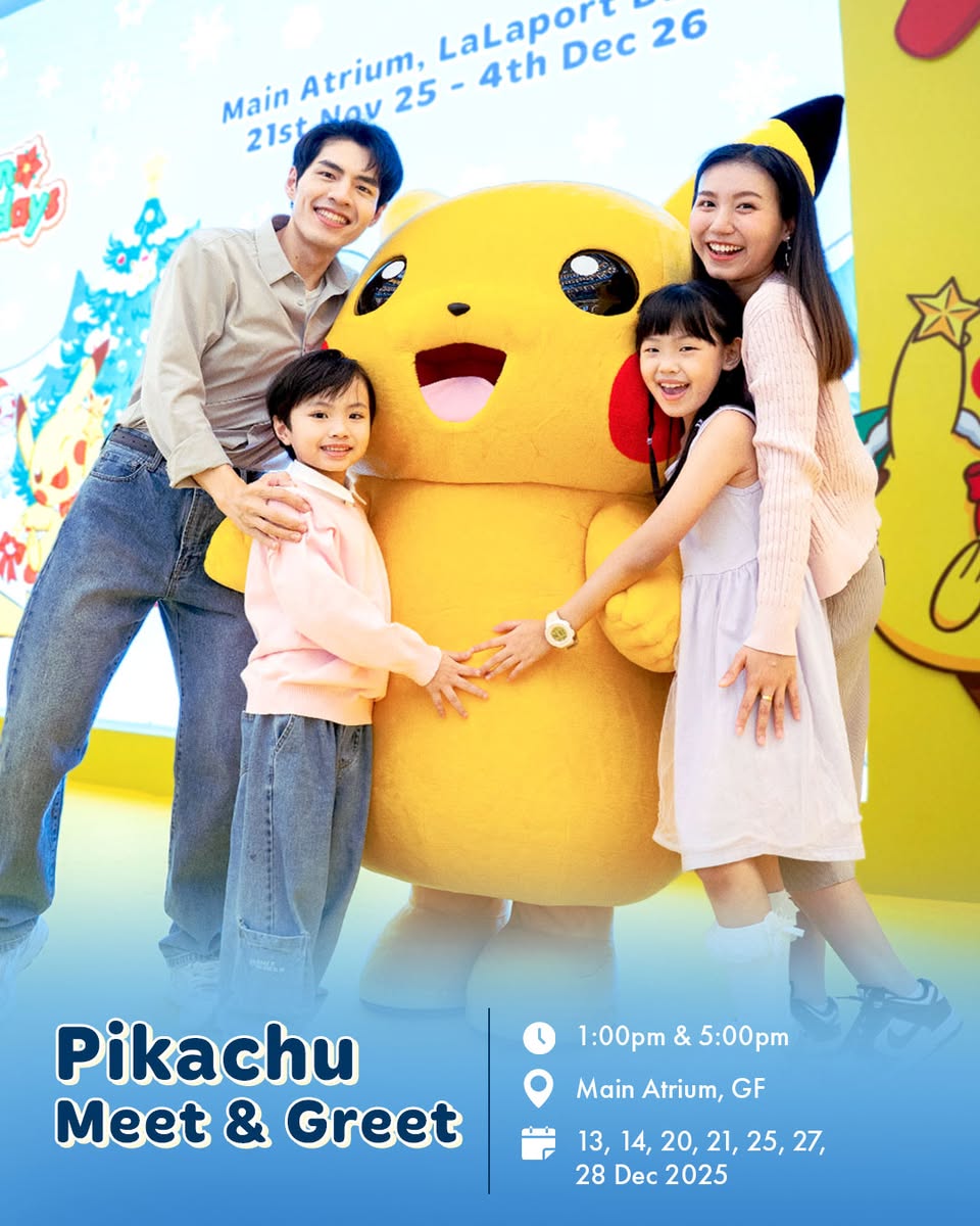 Pokémon Christmas event at LaLaport BBCC