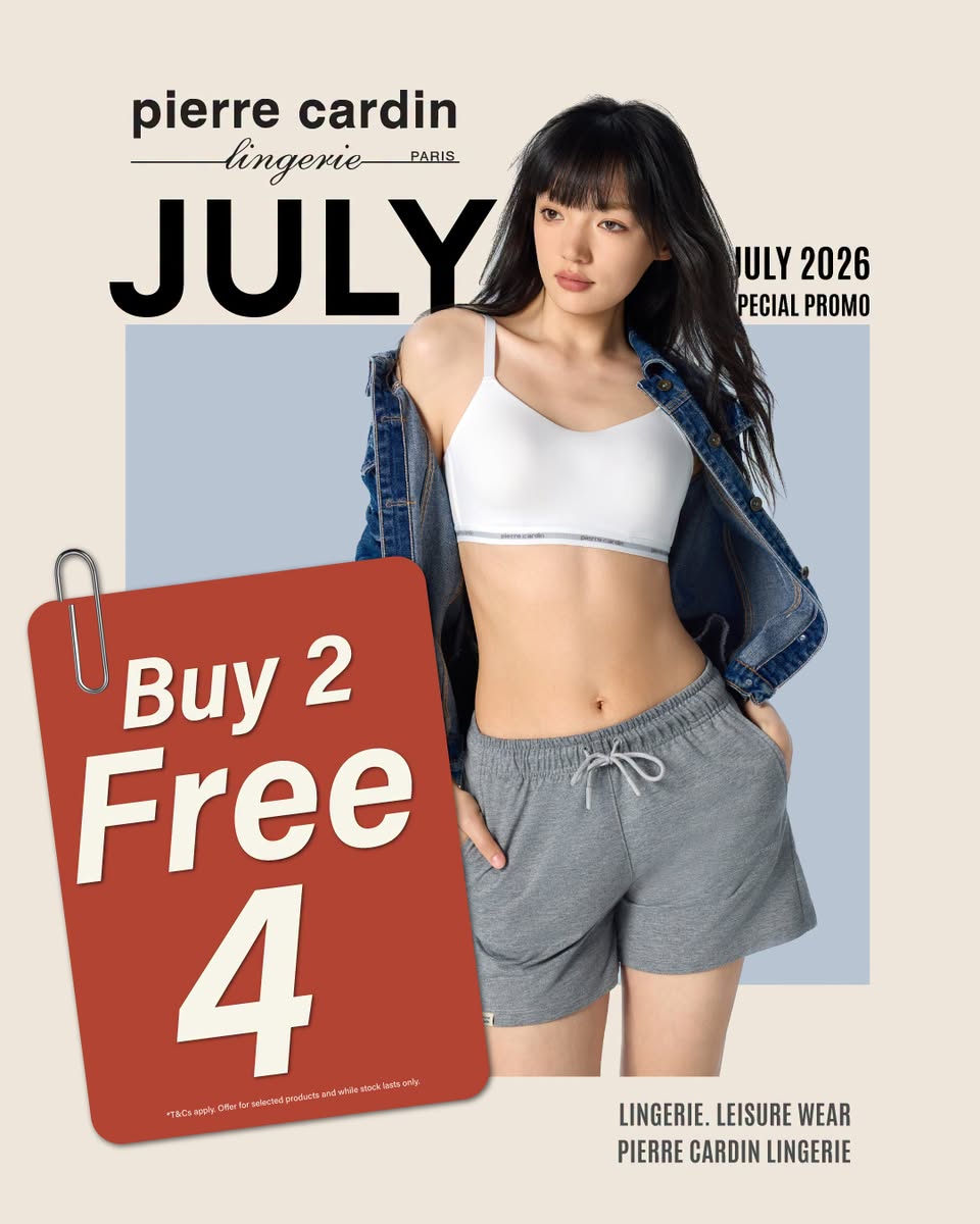 Pierre Cardin Lingerie Buy 2 Free 4 promo