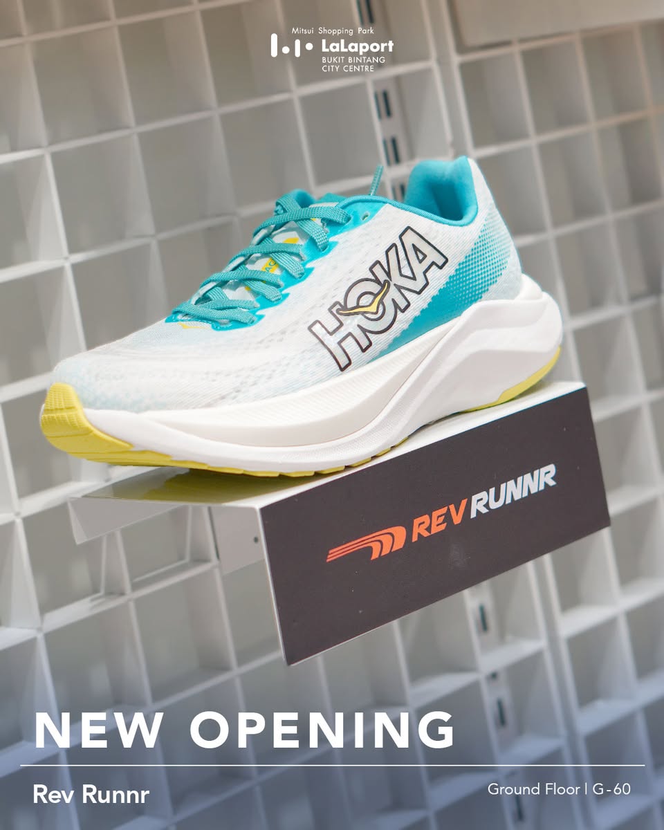 Rev Runnr store exterior at LaLaport