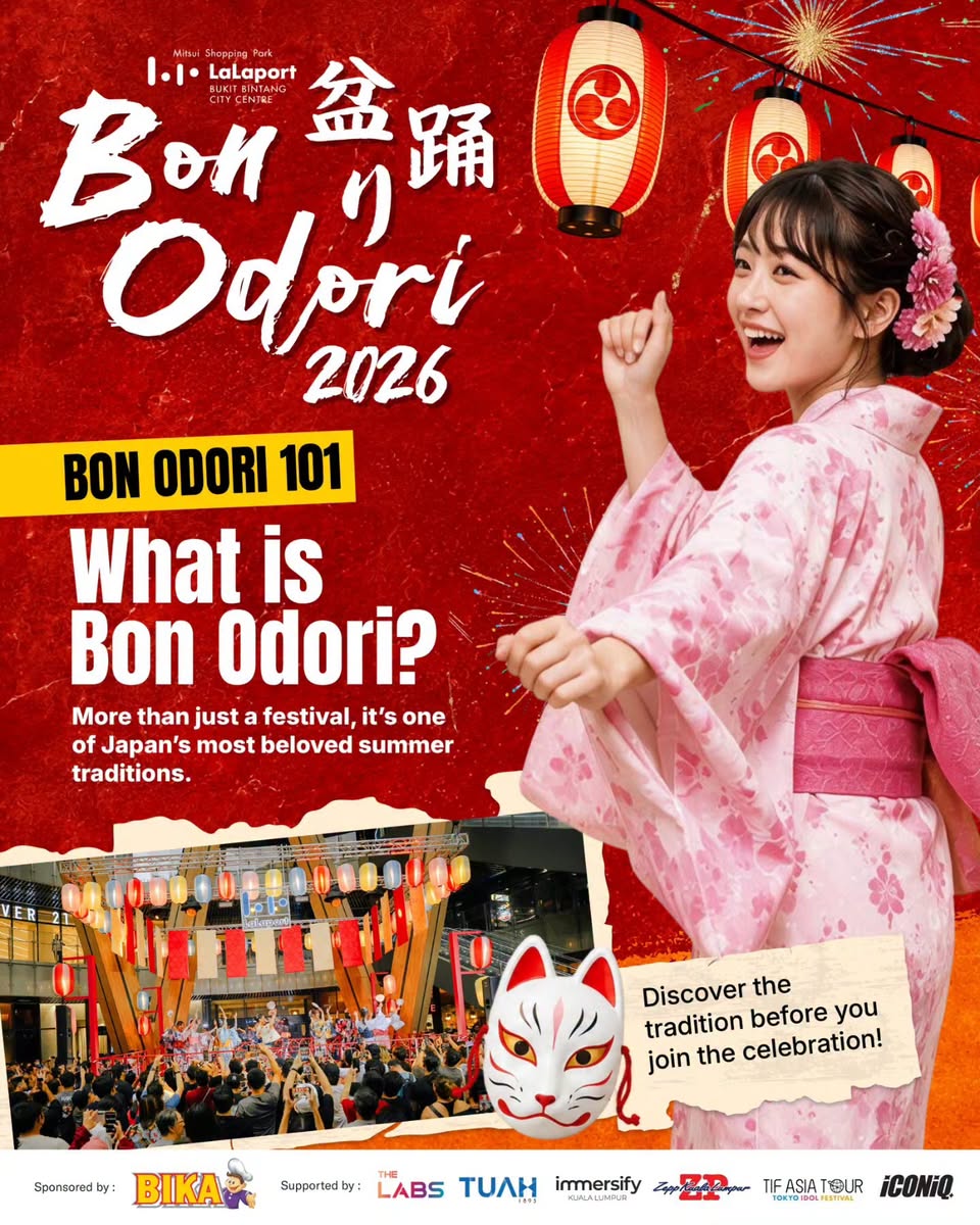 Bon Odori 2026 at LaLaport BBCC promotional graphic