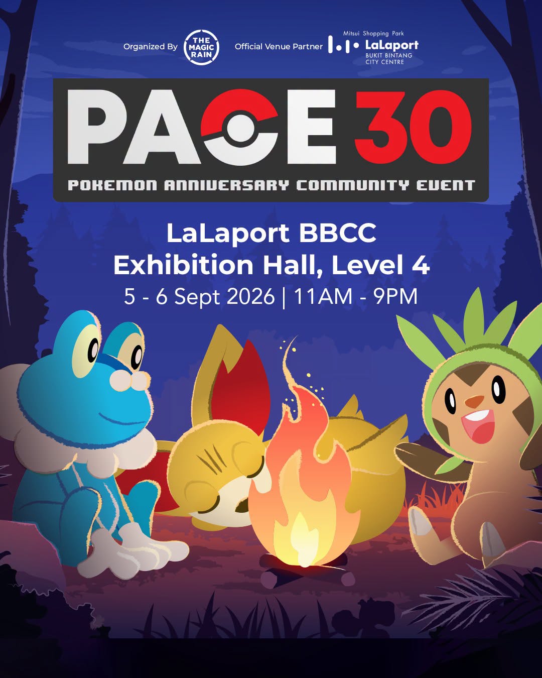 PACE 30 Pokemon Anniversary Community Event at LaLaport BBCC