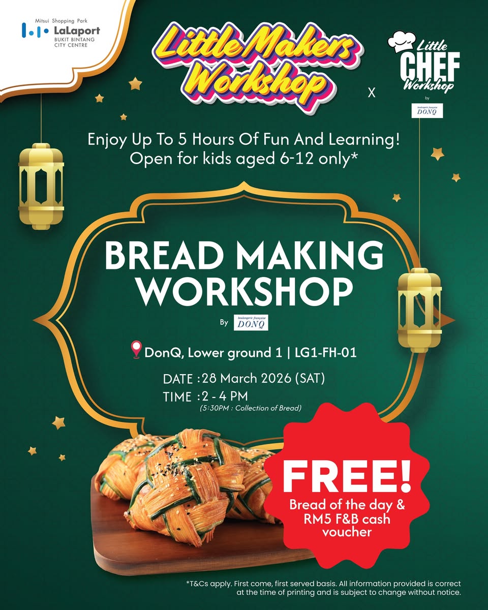 Freshly baked festive bread and croissants