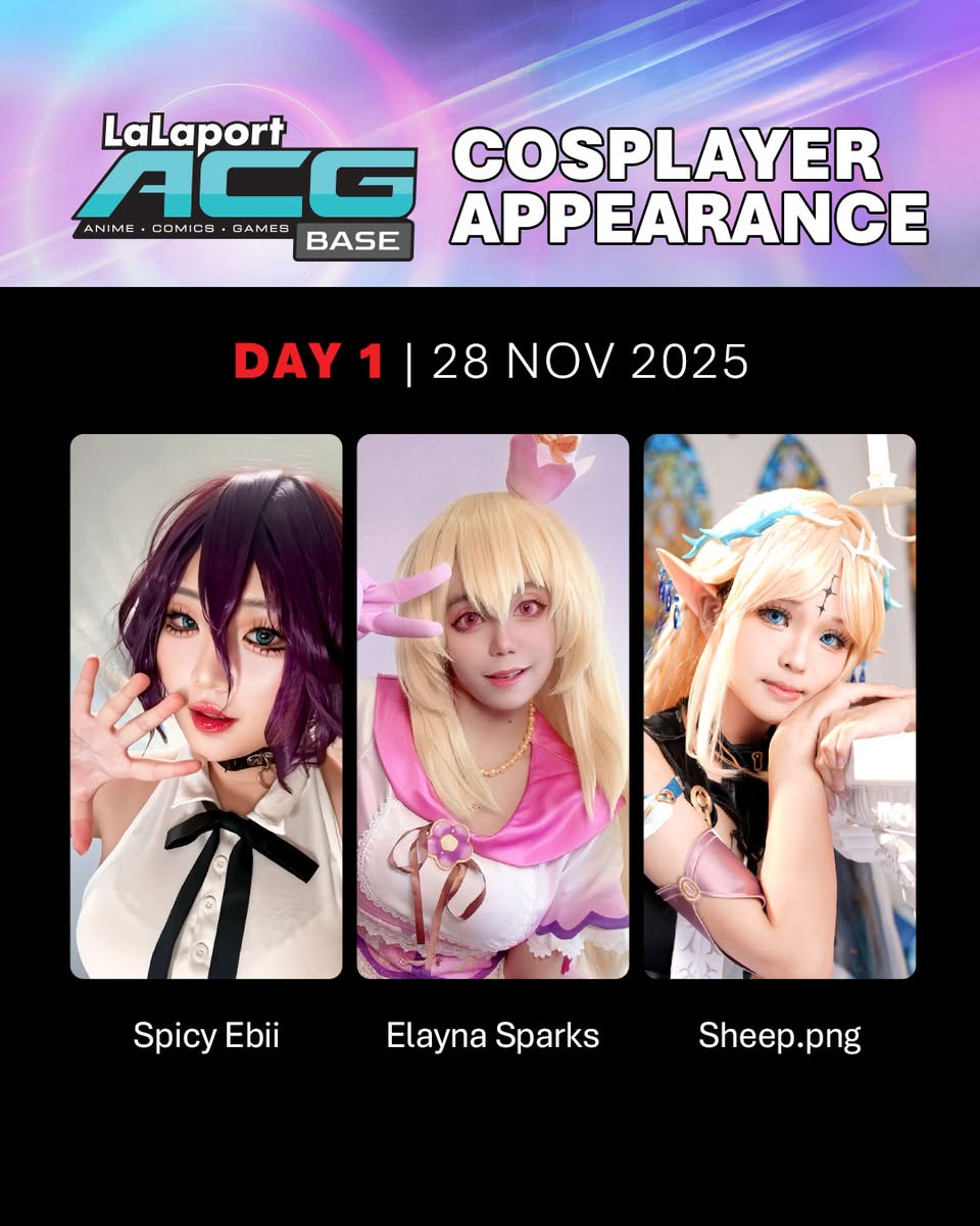 Cosplayer interacting with attendees at LaLaport BBCC