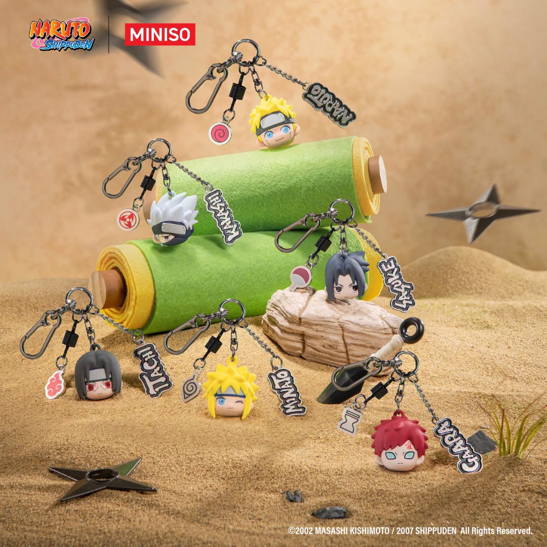 Naruto Shippuden keychains and charms