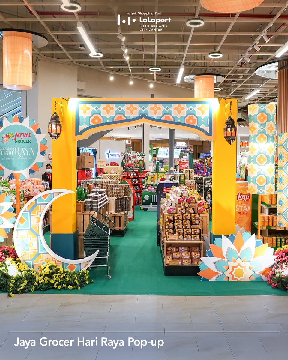 A variety of seasonal treats and Raya essentials