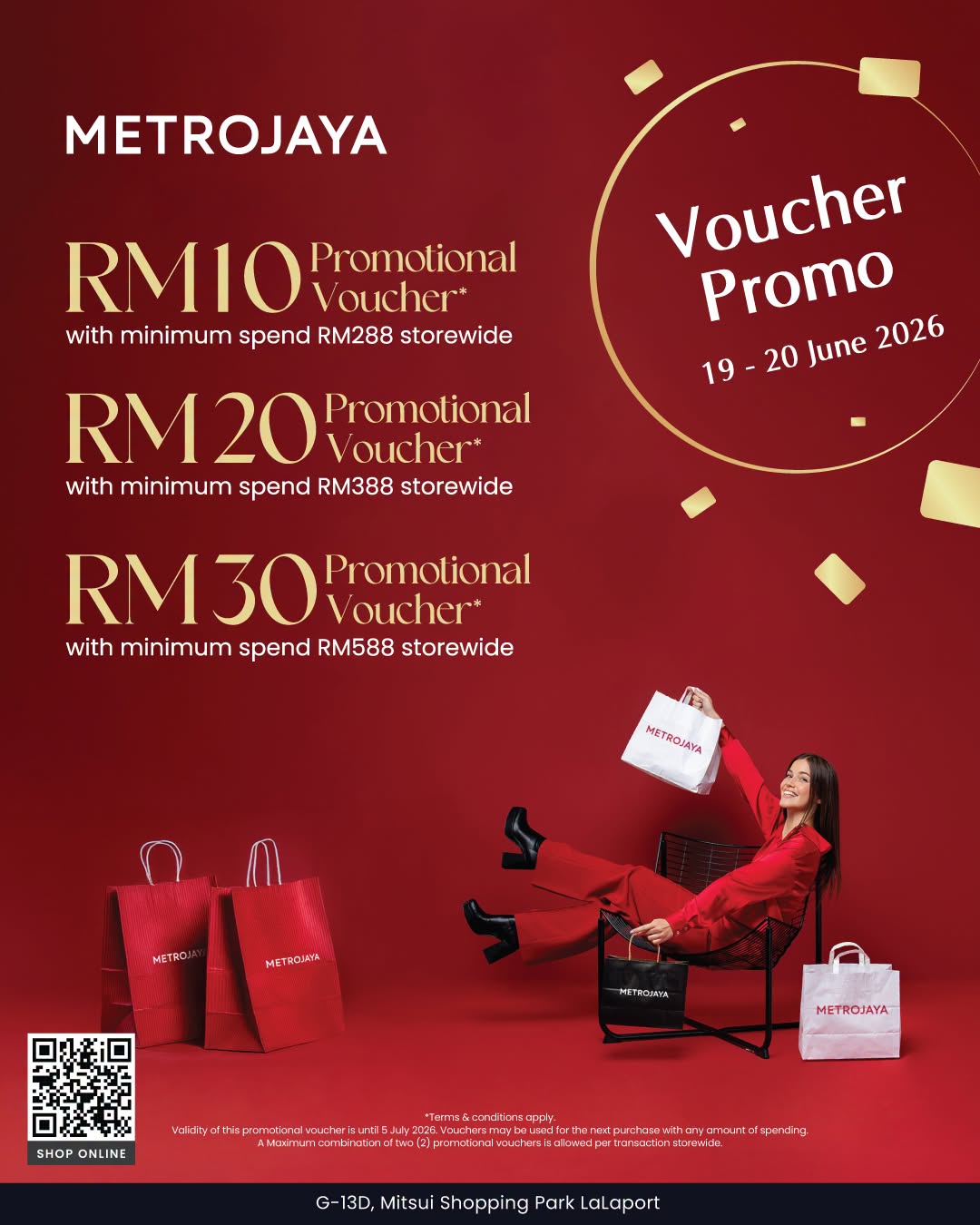 Metrojaya voucher rewards at LaLaport BBCC