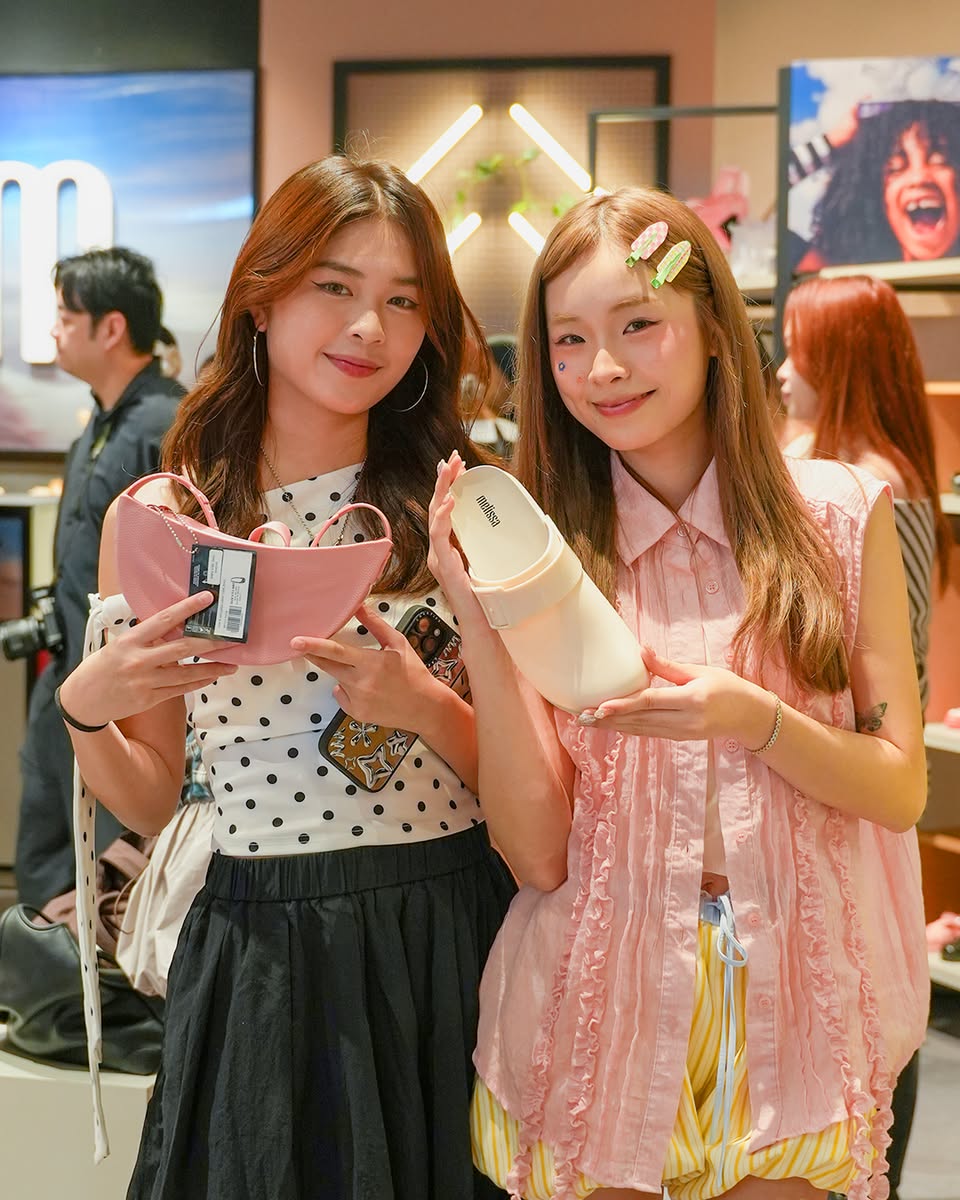 Close-up of the new Melissa Spring Summer 26 footwear designs