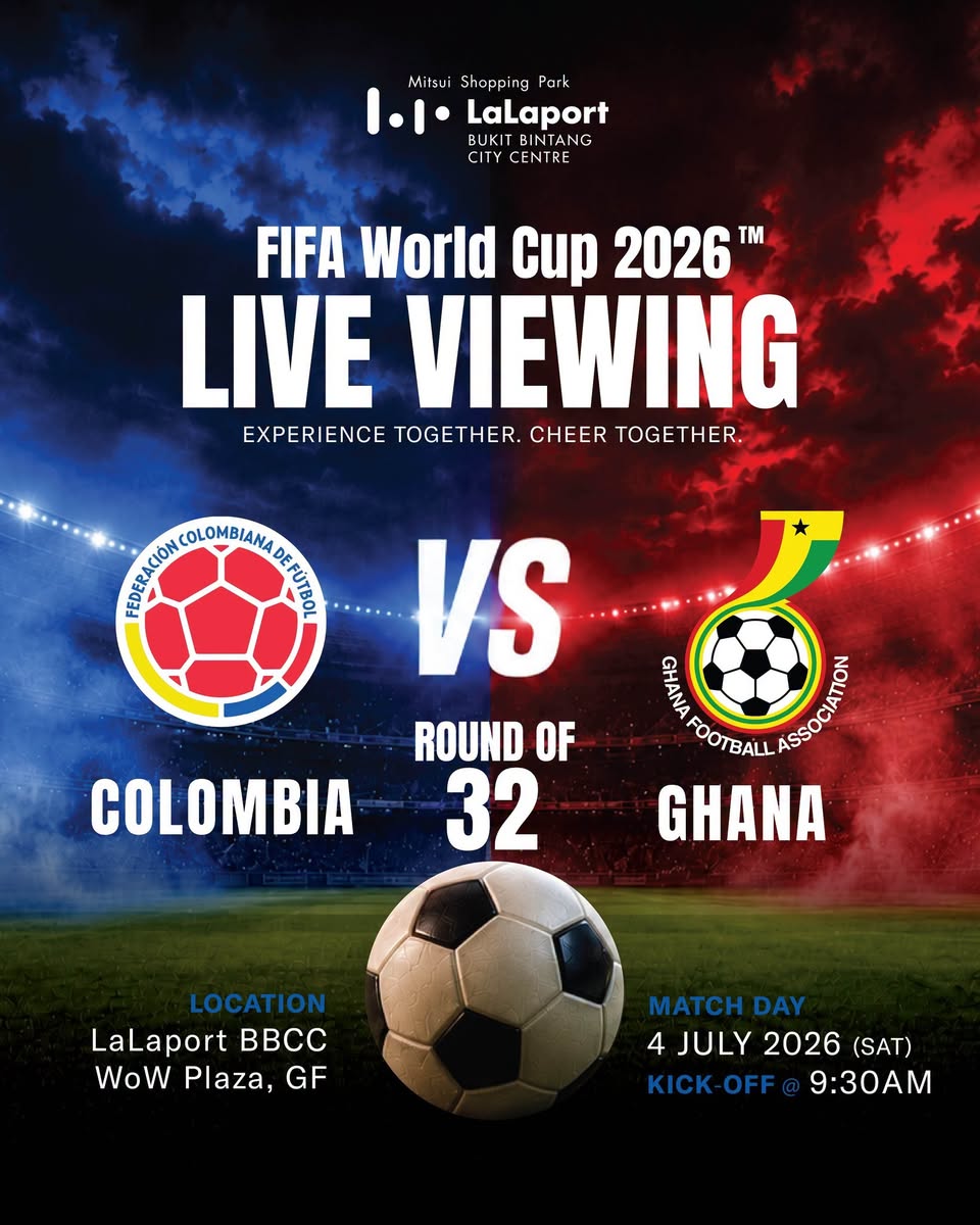 Colombia vs Ghana Round of 32 match at LaLaport BBCC