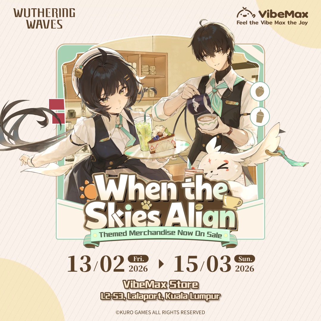 Wuthering Waves When the Skies Align themed store event showcase