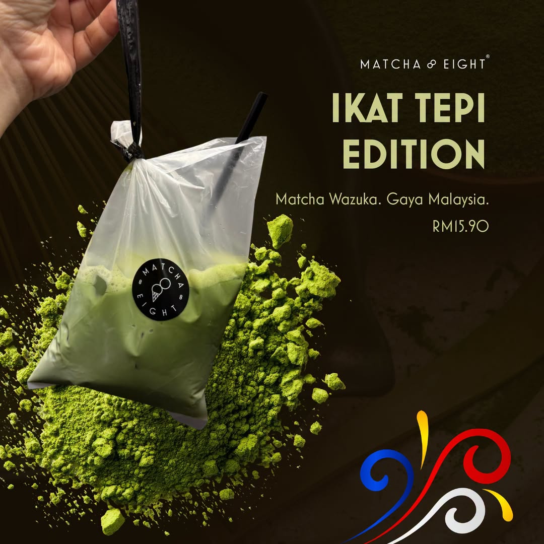 Matcha Eight Ikat Tepi Edition Matcha Wazuka promotional bag