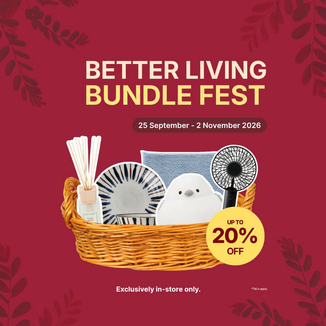 NITORI Better Living Bundle Fest promotion at Lalaport BBCC