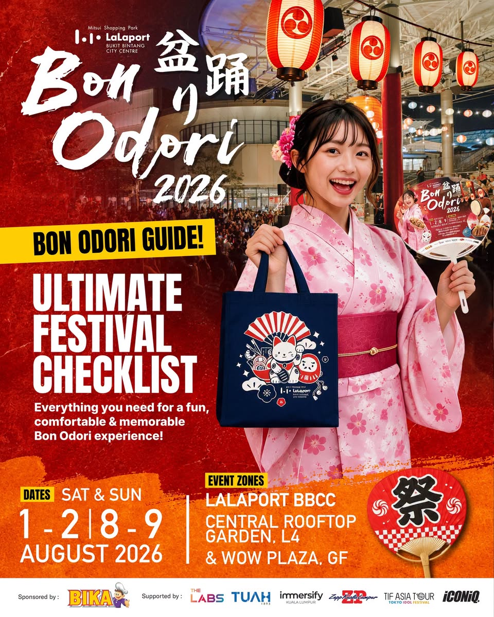 Bon Odori 2026 at LaLaport BBCC festival checklist