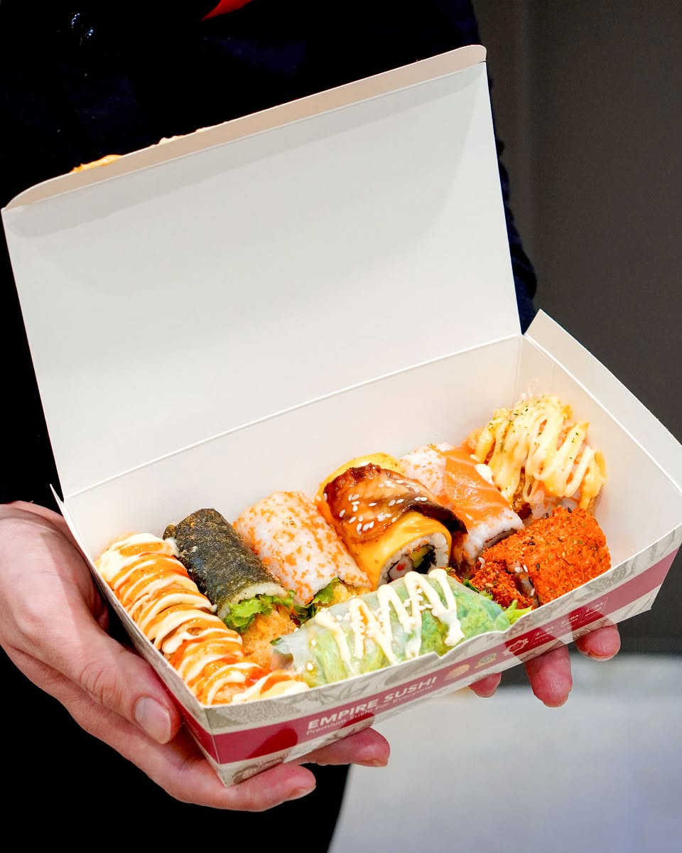A delicious selection of sushi from Empire Sushi