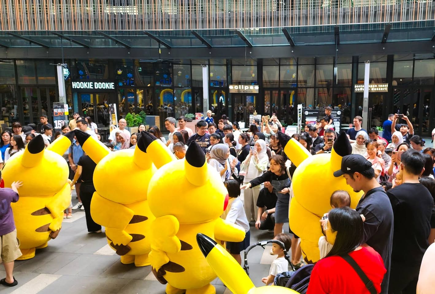 Pikachu at LaLaport BBCC during the holiday event