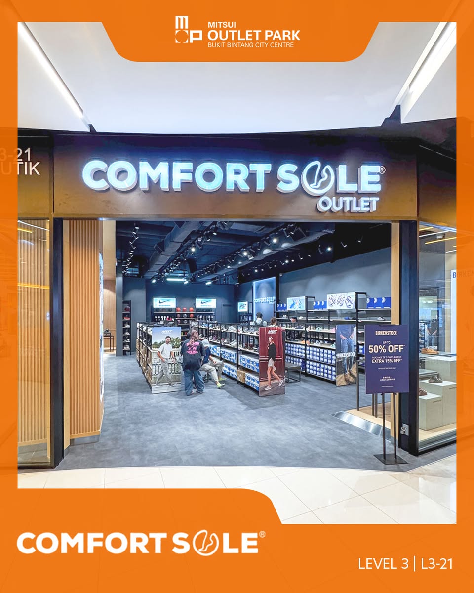 Bright and spacious interior of Mitsui Outlet Park at LaLaport BBCC