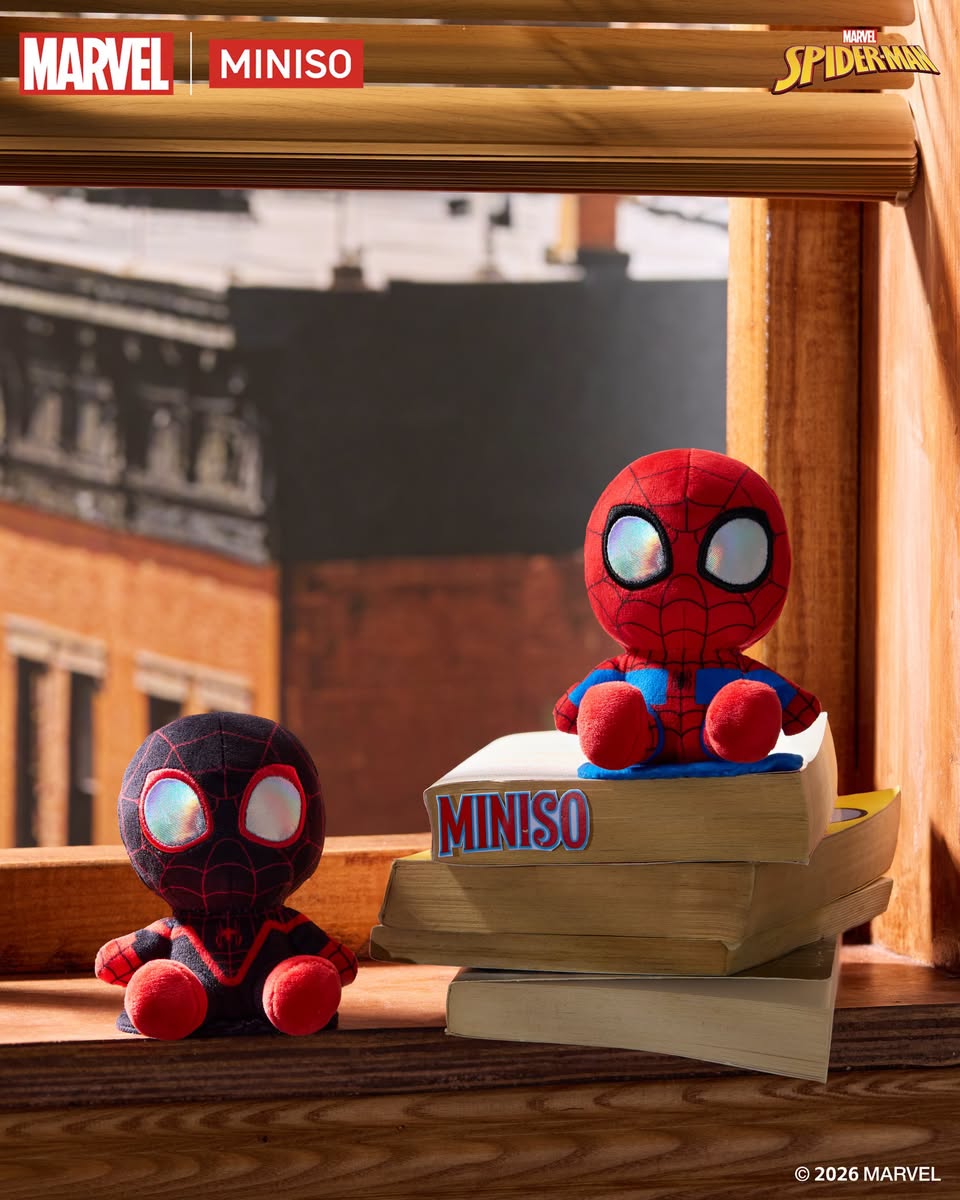 Spider-Man plush toys at MINISO