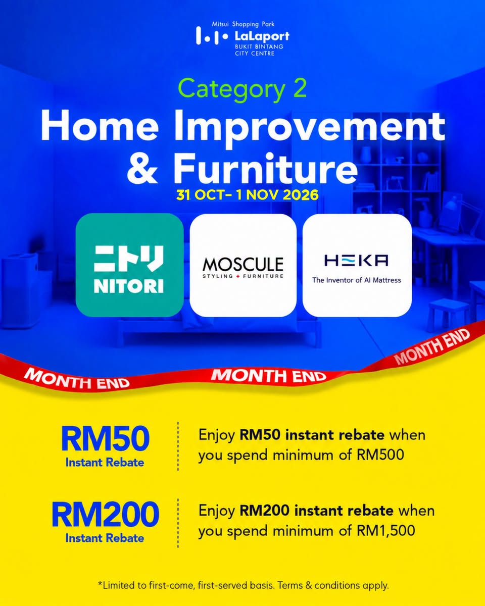 Home improvement and furniture deals at LaLaport BBCC