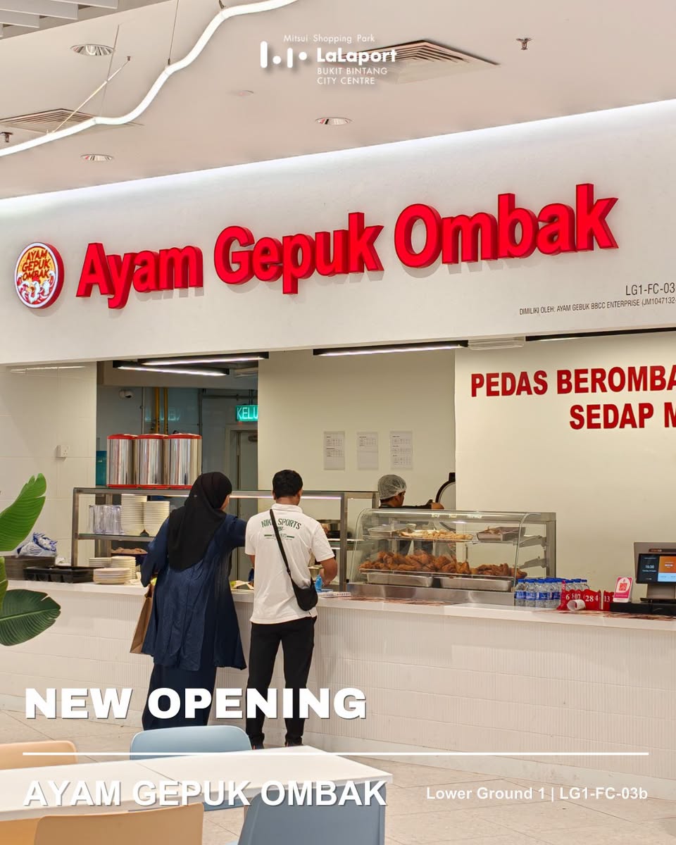 Ayam Gepuk Ombak storefront at LaLaport BBCC
