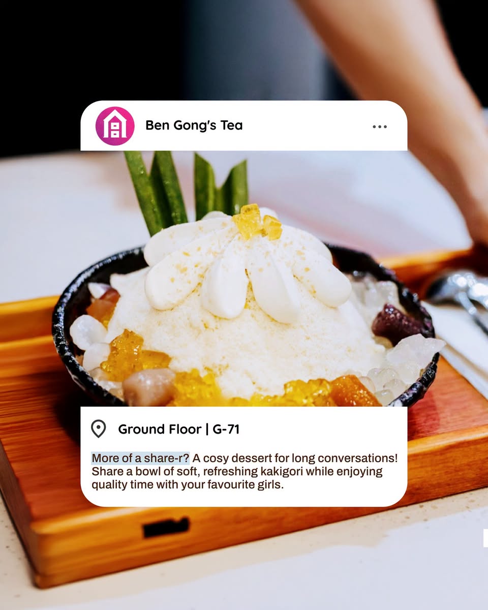 Ben Gong's Tea kakigori at LaLaport BBCC