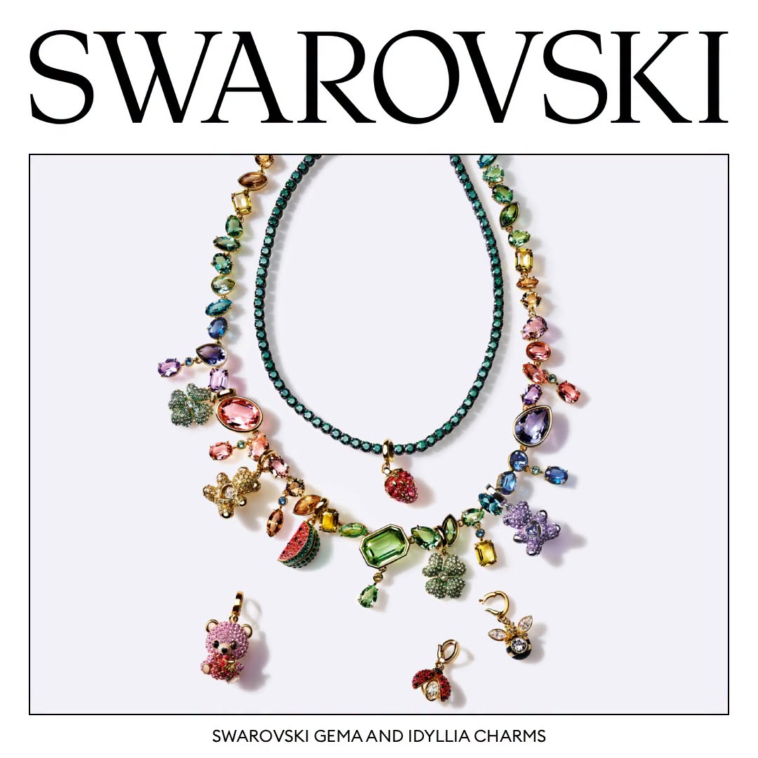 Swarovski Gema and Idyllia Charms collection