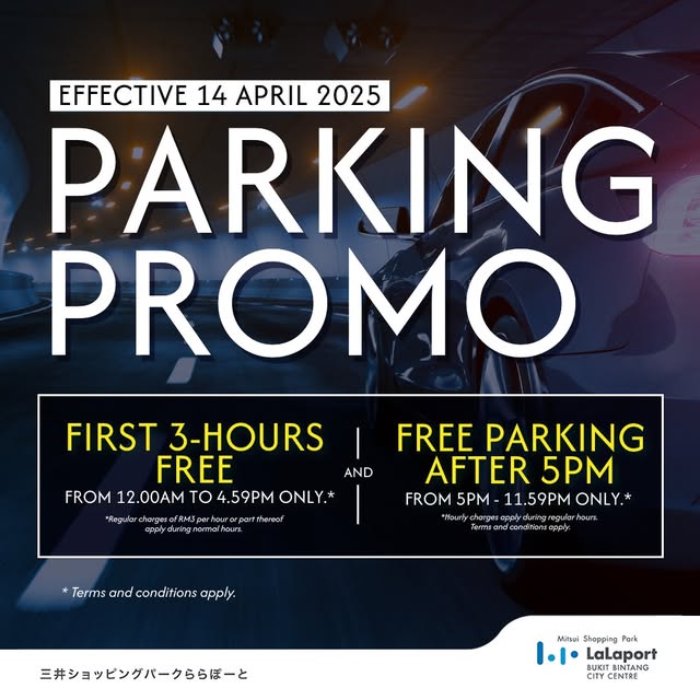 Spacious and convenient parking at LaLaport BBCC