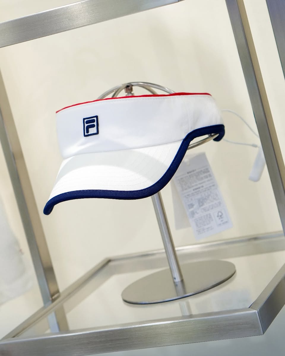 Selected FILA apparel on display
