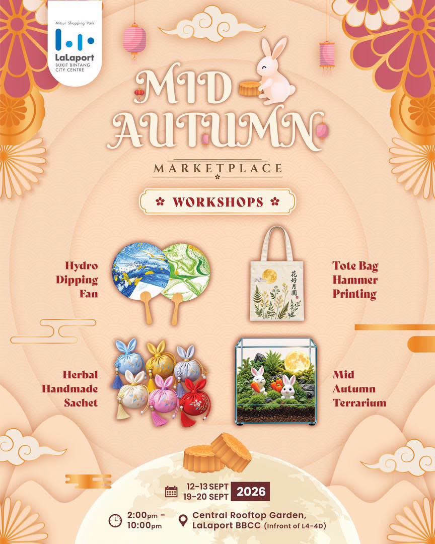 Mid-Autumn Marketplace workshops at LaLaport BBCC