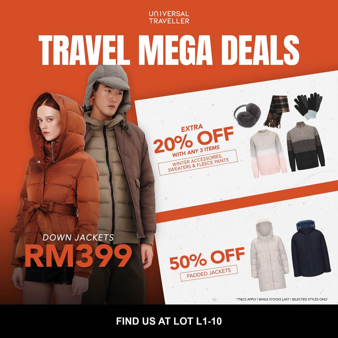 Universal Traveller Travel Mega Deals promotion