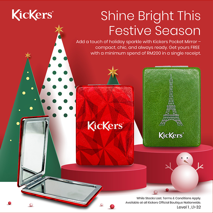 Kickers festive season promotion display
