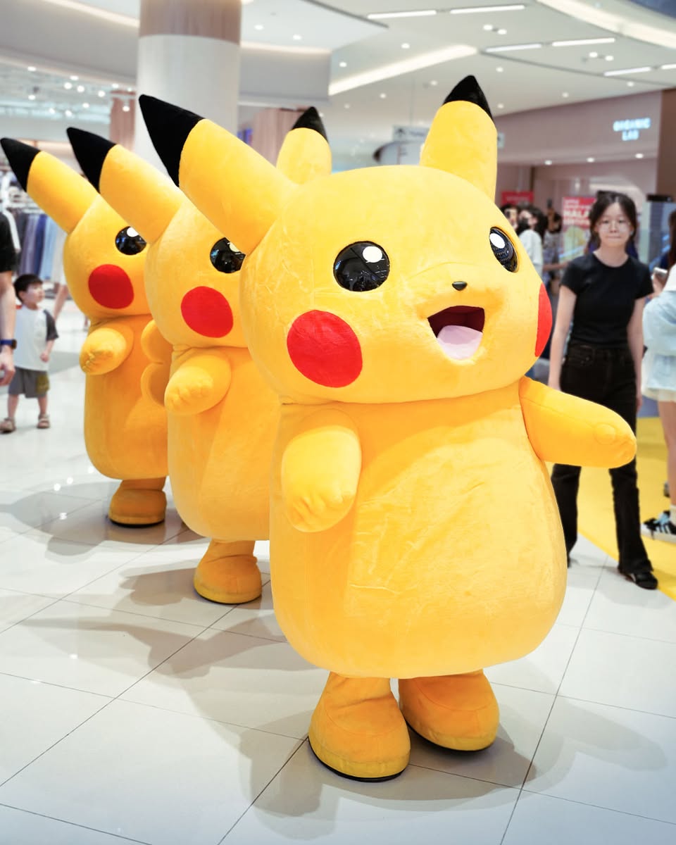 Children enjoying Pokémon activities