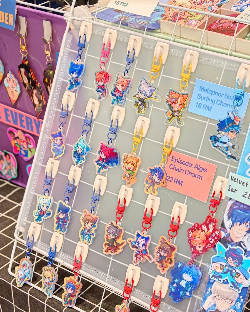 Persona series merchandise at ACG Mart 2.0